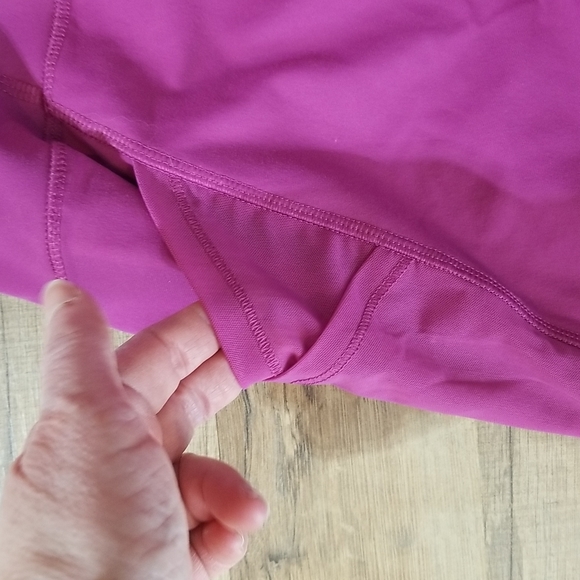 CALIA by CARRIE UNDERWOOD Pink Purple Cropped Leggings with pockets - Picture 6 of 14